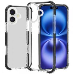 iPhone 17 Acrylic Tough 2.5mm Transparent ShockProof Hybrid Case Cover (Multi-Color)