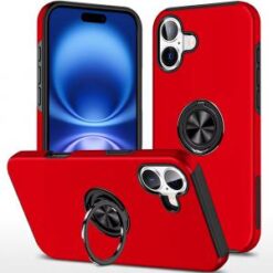 iPhone 17 CHIEF Oil Painted Magnetic Ring Stand Hybrid Case Cover (Multi-color)