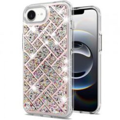 iPhone 16E (E edition) / SE4 (2025) Bling Hybrid Case Cover - C