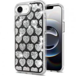 iPhone 16E (E edition) / SE4 (2025) Bling Hybrid Case Cover - H