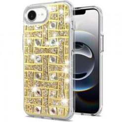 iPhone 16E (E edition) / SE4 (2025) Bling Hybrid Case Cover - I