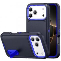 iPhone 17 Pro PEAK 3in1 Toughest Hybrid with Stand Cover Case (Multi-Color)