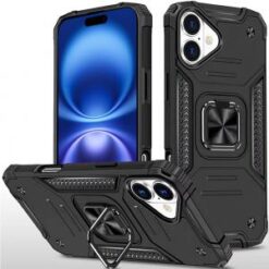 iPhone 17 Robust Magnetic Kickstand Hybrid Case Cover (Multi-color)