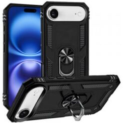 iPhone 17 Air Ring Magnetic Kickstand Hybrid Case Cover (Multi-Color)