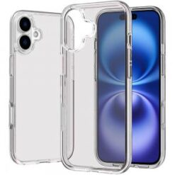 iPhone 17 Sturdy Ultra Thick 3mm Transparent Hybrid Case Cover (Multi-Skin)