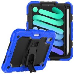 Apple iPad Mini 6th Gen 8.3 inch (2021) Heavy Duty Full Body Rugged Tablet Kickstand Case Cover