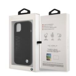 iPhone 13 - BMW HC SILICONE BIG LOGO - Black (BMW#141)