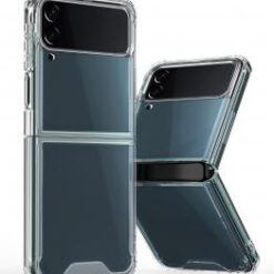 Samsung Z Flip 7FE / Flip 6 Flip Transparent Hybrid Shockproof Case Cover - Clear