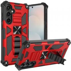 Samsung s26 Plus Machine Design Hybrid with Kickstand - Red
