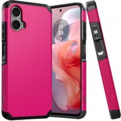 Motorola Moto G Power 5g 2024 (Original Series) Tough Strong Shockproof Hybrid - Hot Pink