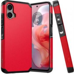 Motorola Moto G Power 5g 2024 (Original Series) Tough Strong Shockproof Hybrid - Red