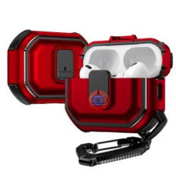 AirPods Pro Switch Button Hybrid with Belt Loop - Red