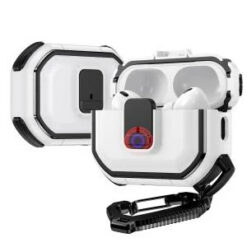 AirPods Pro 3 2025 (3rd Version) Switch Button Hybrid with Belt Loop - White