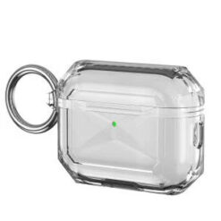 AirPods Pro 3 2025 (3rd Version) 3mm Thick Transparent TPU with Colored Edge Case Cover - Black