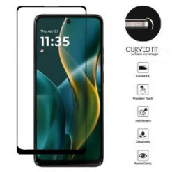 Moto G 5G 2025/2026 - G Play 2026 - Bulk White Paper Card Package Black edged Tempered Glass (Bl