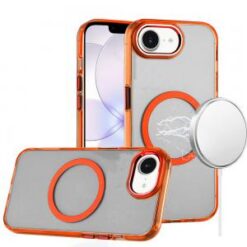 iPhone 16E (E edition) / SE4 (2025) Magnetic Circle Ring Transparent Premium Acrylic with Metal
