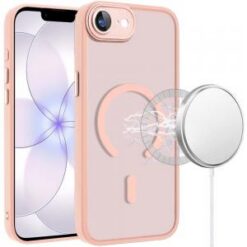 iPhone 17E / 16E / SE4 Matte Frosted Magnetic Hybrid Case with Covered Camera Protection - Light