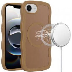 iPhone 17E / 16E / SE4 Grip Hand Magnetic Ring HQ Hybrid - Coffee