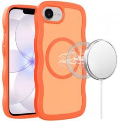 iPhone 16E (E edition) / SE4 (2025) Grip Hand Magnetic Ring HQ Hybrid - Cosmic Orange
