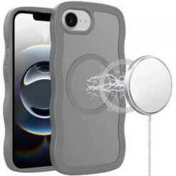 iPhone 17E / 16E / SE4 Grip Hand Magnetic Ring HQ Hybrid - Grey