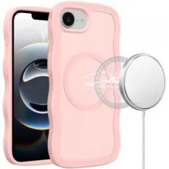 iPhone 17E / 16E / SE4 Grip Hand Magnetic Ring HQ Hybrid - Pink