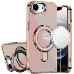 iPhone 17E / 16E / SE4 CHROME HQ Rotational Magnetic Ring Hybrid - Desert Titanium