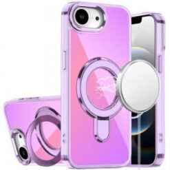 iPhone 17E / 16E / SE4 CHROME HQ Rotational Magnetic Ring Hybrid - Light Purple