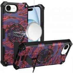 iPhone 17E / 16E / SE4 CD Texture Design Magnetic Car Mount Friendly HQ Hybrid - F