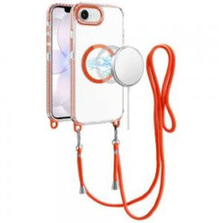 iPhone 16E (E edition) / SE4 (2025) Transparent HQ Clear Line Design Edged Hybrid [Magnetic Circ