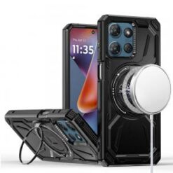 Moto G 5G 2025/2026 - G Play 2026 - Loop Hybrid with [Magnetic Ring Circle] 360 degrees Rotation
