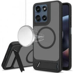Motorola Moto G 5G 2025 / 2026 / G Play 2026 Matte Magnetic Hybrid with Metal Kickstand Case - B