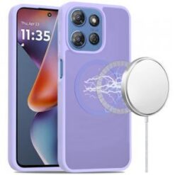 Moto G 5G 2025/2026 - G Play 2026 - [Magnetic Circle] Smooth Safe Matte Feel Hybrid Case - Light
