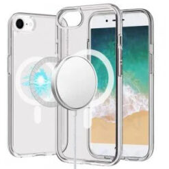 iPhone 17E / 16E / SE4 Sturdy Ultra [Magnetic Circle] Thick 3mm Transparent Hybrid - Clear