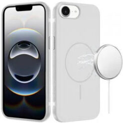 iPhone 17E / 16E / SE4 Premium Edged Core Matte Thick Super Magnetic Hybrid Case - Clear