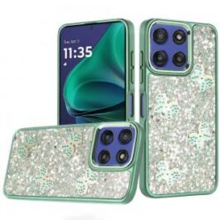 Moto G Stylus 5G 2026/2025 Cute Butterfly Ornaments Diamonds Shimmer Matching Metallic HQ Hybrid
