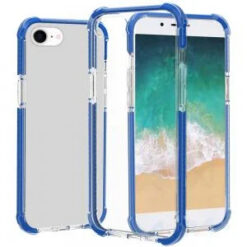 iPhone 17E / 16E / SE4 Acrylic Tough 2.5mm Transparent ShockProof Hybrid - Blue