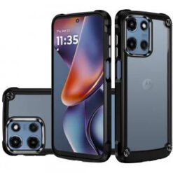 Moto G 5G 2025/2026 - G Play 2026 - Ultimate CaseX Transparent Hybrid Case with Metal Buttons An