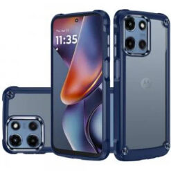 Moto G 5G 2025/2026 - G Play 2026 - Ultimate CaseX Transparent Hybrid Case with Metal Buttons An