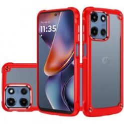 Moto G 5G 2025/2026 - G Play 2026 - Ultimate CaseX Transparent Hybrid Case with Metal Buttons An