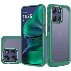 Moto G Stylus 5G 2026/2025 Ultimate CaseX Transparent Hybrid Case with Metal Buttons And Camera