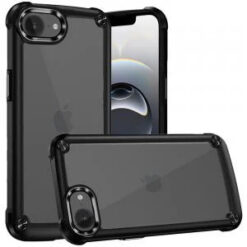 iPhone 17E / 16E / SE4 Ultimate CaseX Transparent Hybrid Case with Metal Buttons And Camera Edge
