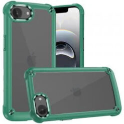 iPhone 17E / 16E / SE4 Ultimate CaseX Transparent Hybrid Case with Metal Buttons And Camera Edge
