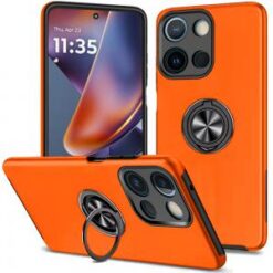Moto G 5G 2025/2026 / G PLAY 2026 CHIEF Oil Painted Magnetic Ring Stand Hybrid Case Cover - Cosm