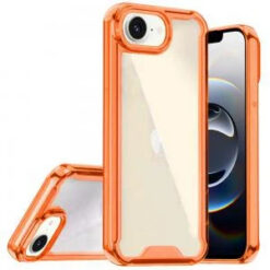 iPhone 17E / 16E / SE4 Colored Shockproof Transparent Hard PC TPU Hybrid Case Cover - Cosmic Ora