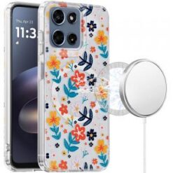 Moto G 5G 2025/2026 / G PLAY 2026 Double layers IMD case with magsafe - Colorful Floral