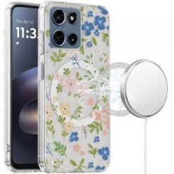 Moto G 5G 2025/2026 / G PLAY 2026 Double layers IMD case with magsafe - Mulitcolor Floral