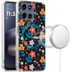 Moto G 5G 2025/2026 / G PLAY 2026 Double layers IMD case with magsafe - Nightly Floral