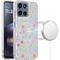 Moto G 5G 2025/2026 / G PLAY 2026 Double layers IMD case with magsafe - Pastel Daisy