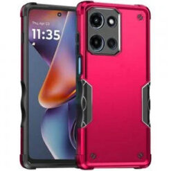 Moto G 5G 2025/2026 - G Play 2026 - Exquisite Tough Shockproof Hybrid Case Cover - Hot Pink