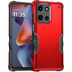 Moto G 5G 2025/2026 - G Play 2026 - Exquisite Tough Shockproof Hybrid Case Cover - Red